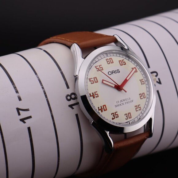 Oris Vintage Swiss 17 Jewels Hand-Wound Mechanical Men's Watch - FREE SHIPPING - Picture 10 of 12